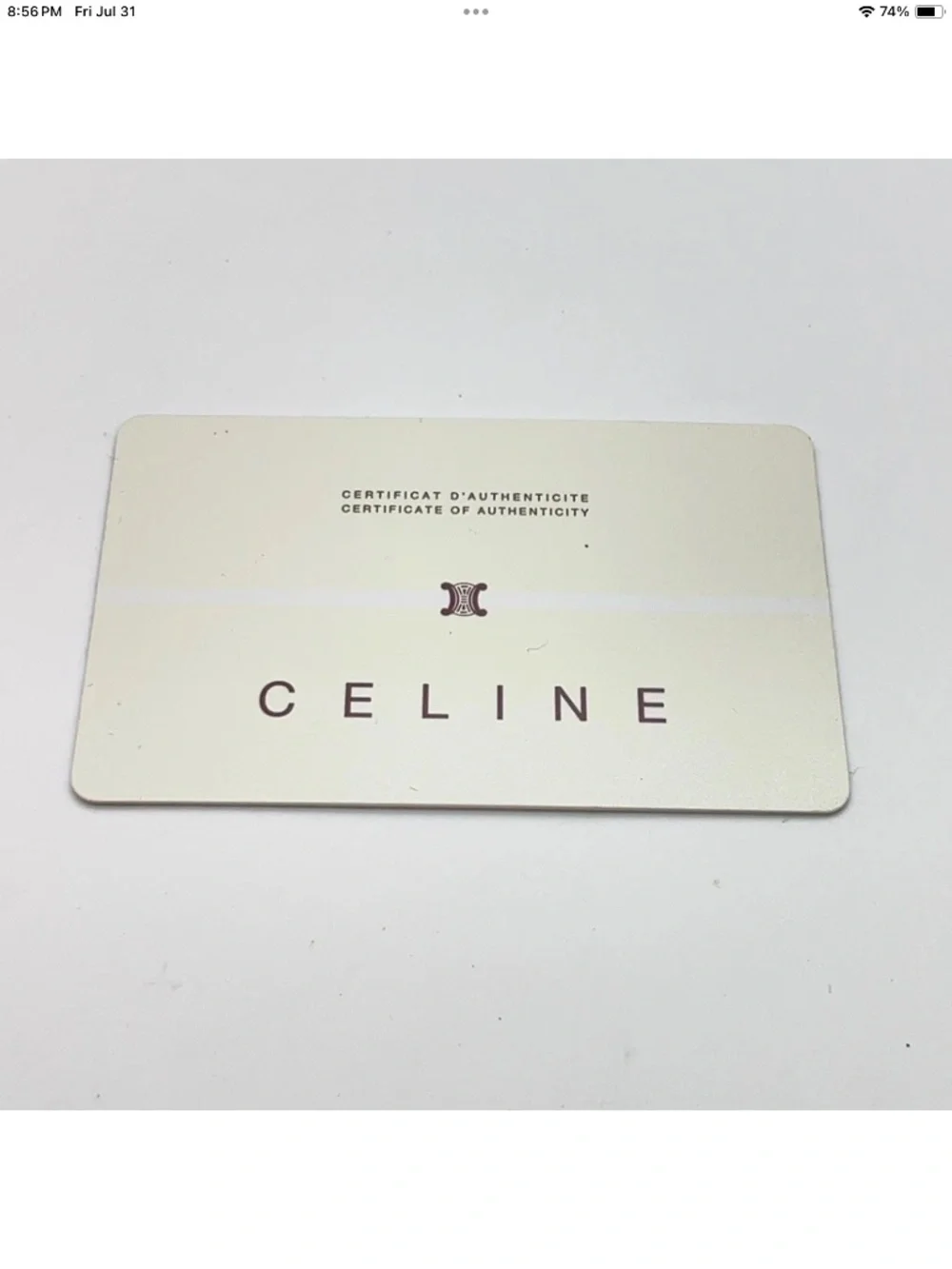 Celine “Watch Me Work” 2 way chain strap with lock and key leather bag